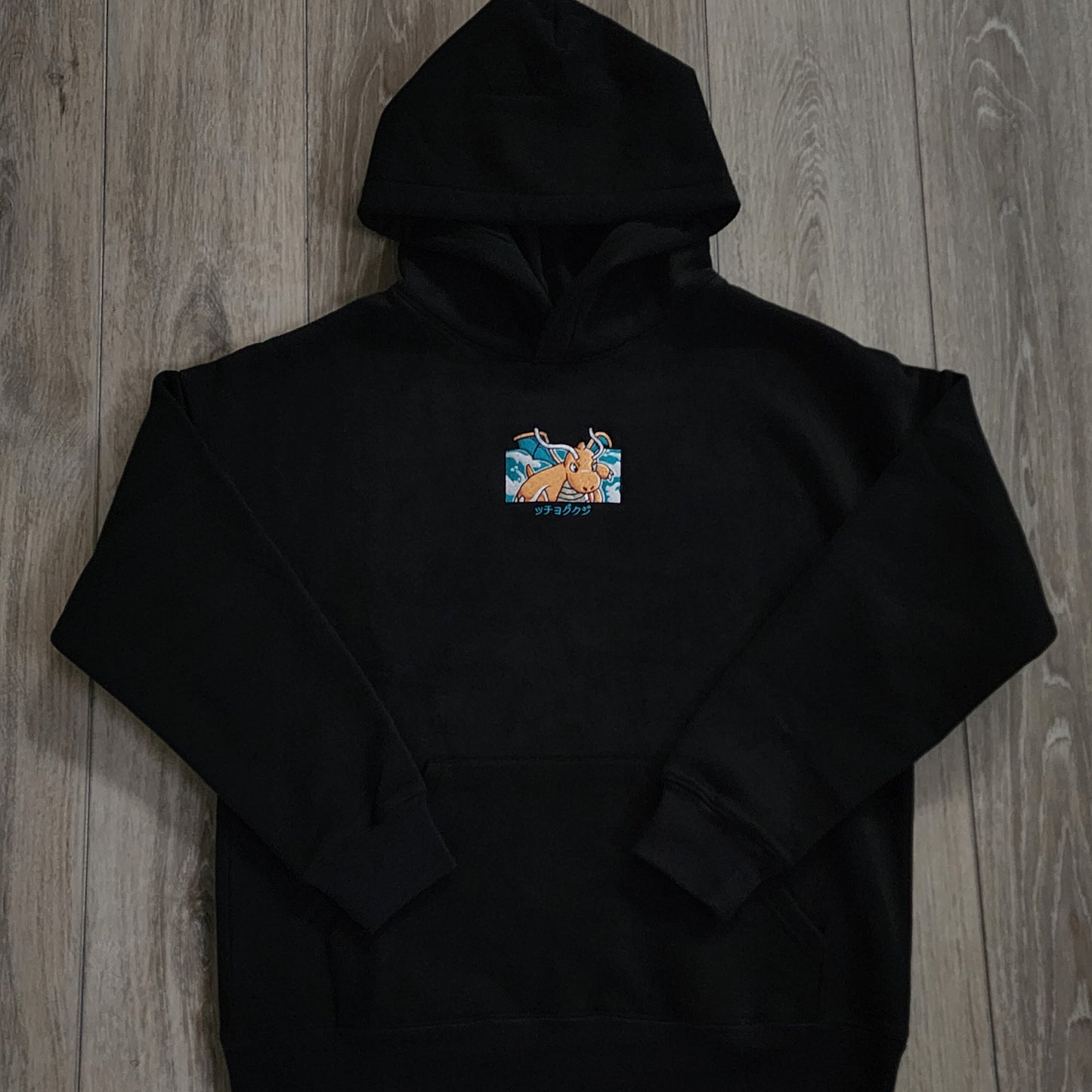 #149 Embroidered Hoodie - Black